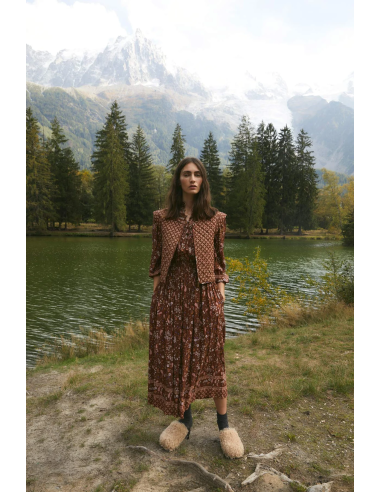 Chaleco Rivete Estrellas Camel