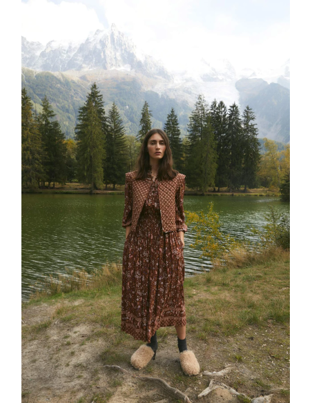 Chaleco Rivete Estrellas Camel