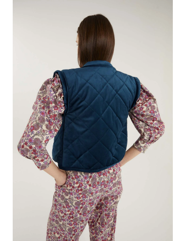 Chaleco Presillas Terciopelo