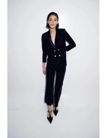 Pantalon Crop Velvet