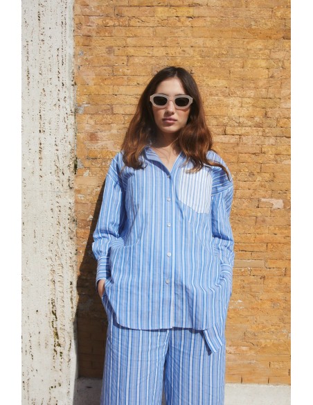 Blusa Susi Barras Azul