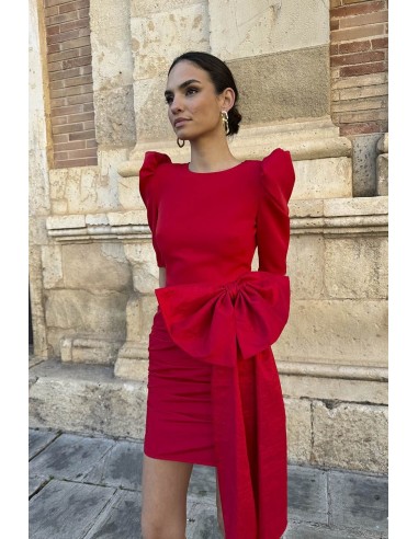 Vestido Irisa Lazo Rojo