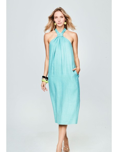 Vestido Aina Turquesa