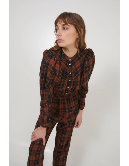 Mono Farol Madras Teja