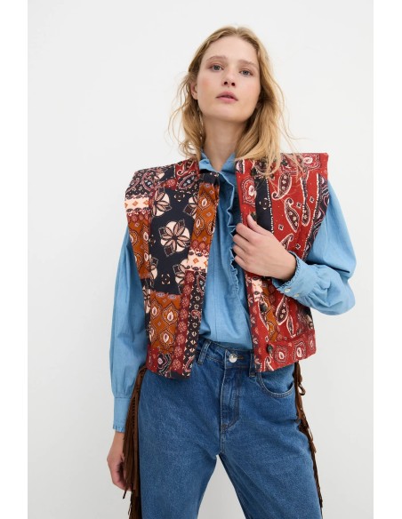 Chaleco Paula West Estampado