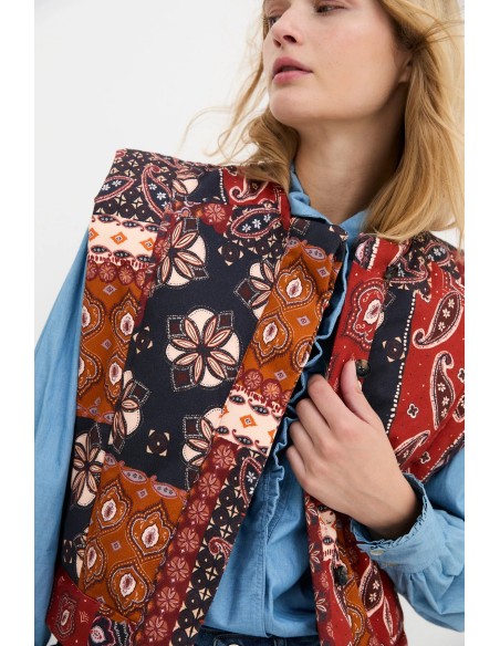 Chaleco Paula West Estampado