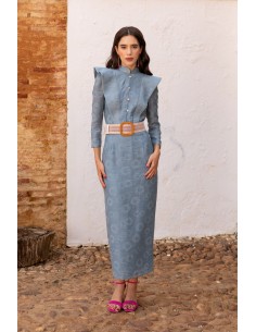 Vestido Corinna Celeste