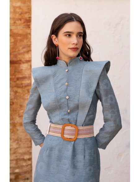 Vestido Corinna Celeste