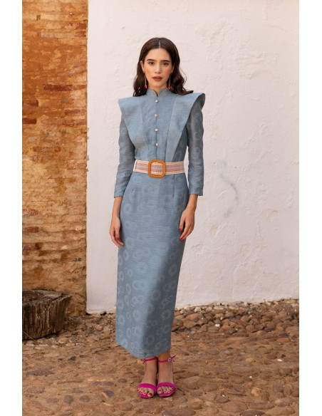 Vestido Corinna Celeste