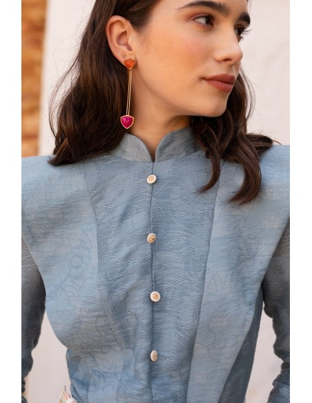 Vestido Corinna Celeste