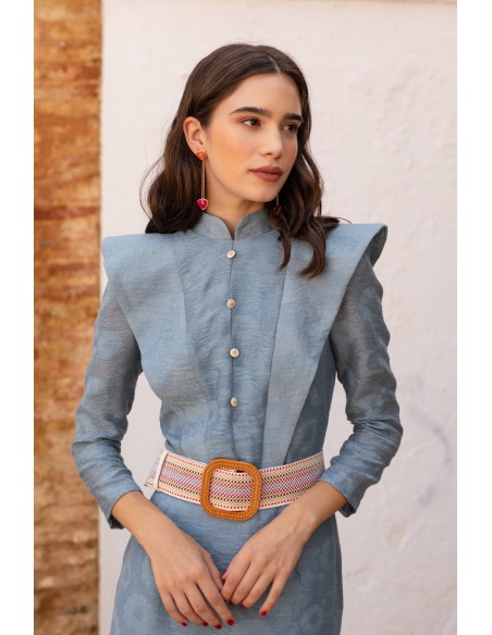 Vestido Corinna Celeste