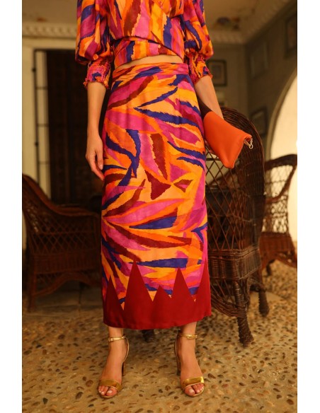 Salento Falda Estampada Estampado