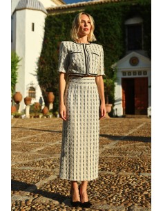 Tulin Falda chanel Blanca/negro 2